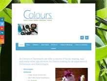 Tablet Screenshot of coloursdartmouth.com